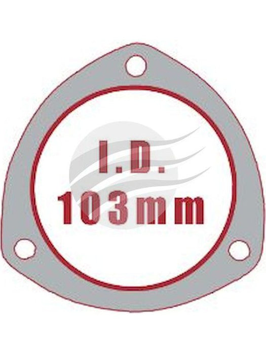 Aunger Exhaust Gasket 4" 3 Bolt Collector Gasket Dsf EFG603RST-10 Aunger - Micks Gone Bush
