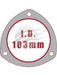 Aunger Exhaust Gasket 4" 3 Bolt Collector Gasket Dsf EFG603RST-10 Aunger - Micks Gone Bush