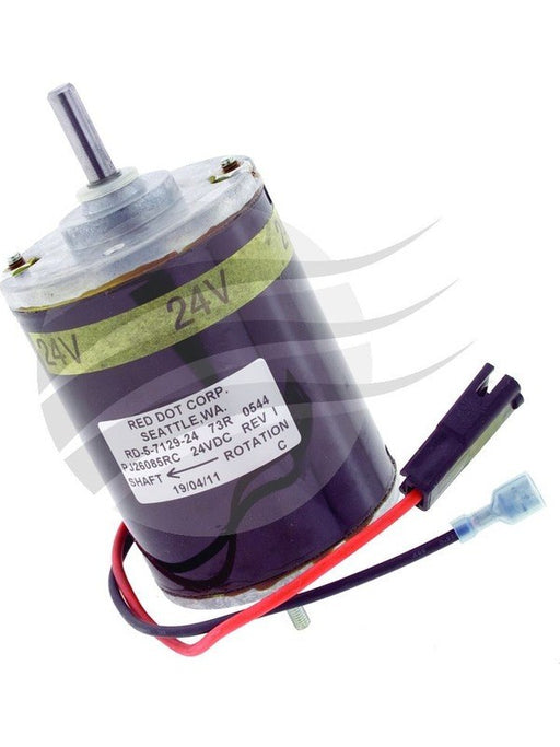 Reddot Electric Motor 24V Single Shaft Single Speed Clockwise EM7175 Reddot - Micks Gone Bush