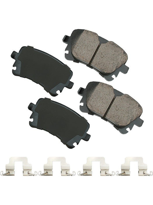 Akebono Brake Corporation Premium Ceramic Brake Pads Rear EUR1018A Akebono Brake Corporation - Micks Gone Bush