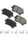 Akebono Brake Pads Euro Rear For Audi Quattro 2005-11 Set of 4 EUR1018B Brake Pads Akebono Brake Corporation - Micks Gone Bush