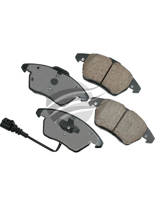 Akebono Euro Ultra-Premium Ceramic Front Disc Brake Pad Set EUR1107 Akebono Brake Corporation - Micks Gone Bush