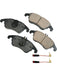 Akebono Brake Pads Euro Front Mercedes Benz 2008-2015 Pack 4 EUR1342 Akebono Brake Corporation - Micks Gone Bush