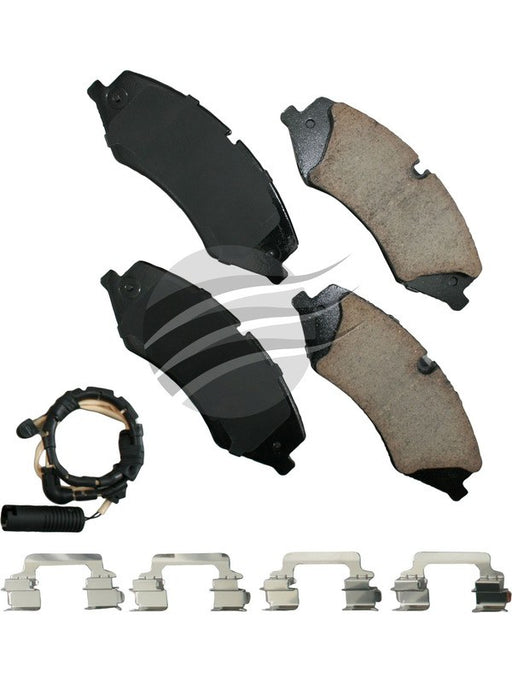 Akebono Euro Ultra-Premium Ceramic Front Disc Brake Pad Set EUR1425 Akebono Brake Corporation - Micks Gone Bush