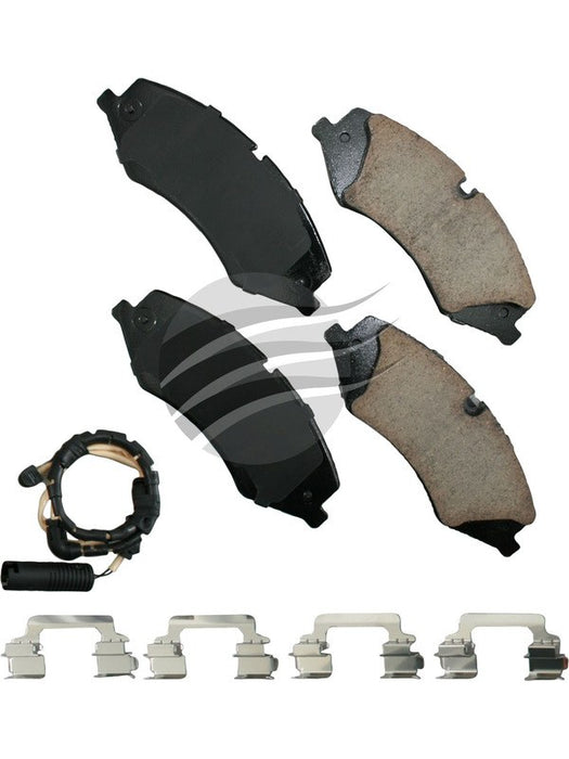 Akebono Euro Ultra-Premium Ceramic Front Disc Brake Pad Set EUR1425 Akebono Brake Corporation - Micks Gone Bush