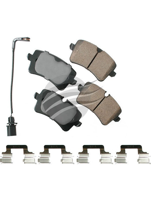 Akebono Euro Ultra-Premium Ceramic Front Disc Brake Pad Set EUR1547A Brake Pads Akebono Brake Corporation - Micks Gone Bush