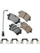 Akebono Euro Ultra-Premium Ceramic Front Disc Brake Pad Set EUR1547A Brake Pads Akebono Brake Corporation - Micks Gone Bush
