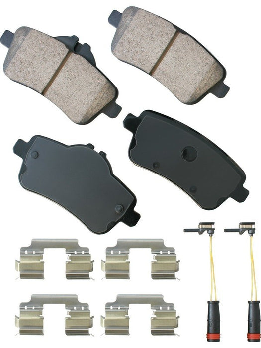 Akebono Brake Pads Rear For Mercedes GLE300d 16 GLE350 16-17 EUR1630A Akebono Brake Corporation - Micks Gone Bush