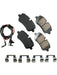 Akebono Brake Pads Euro Rear Land Rover 2013-21 Set of 4 EUR1692 Brake Pads Akebono Brake Corporation - Micks Gone Bush