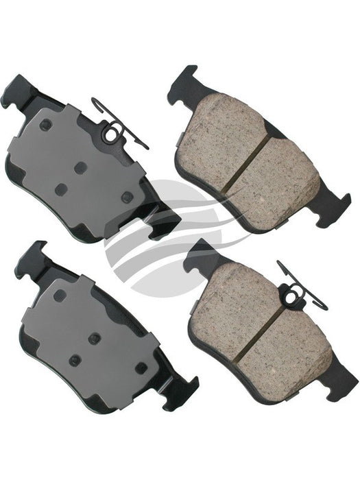 Akebono Euro Ultra-Premium Ceramic Front Disc Brake Pad Set EUR1761 Akebono Brake Corporation - Micks Gone Bush