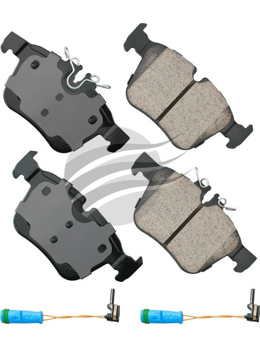 Akebono Euro Ultra-Premium Ceramic Rear Disc Brake Pad Set EUR1795 Akebono Brake Corporation - Micks Gone Bush