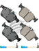 Akebono Euro Ultra-Premium Ceramic Rear Disc Brake Pad Set EUR1795 Akebono Brake Corporation - Micks Gone Bush