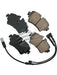 Akebono Euro Ultra-Premium Ceramic Front Disc Brake Pad Set EUR1801 Akebono Brake Corporation - Micks Gone Bush