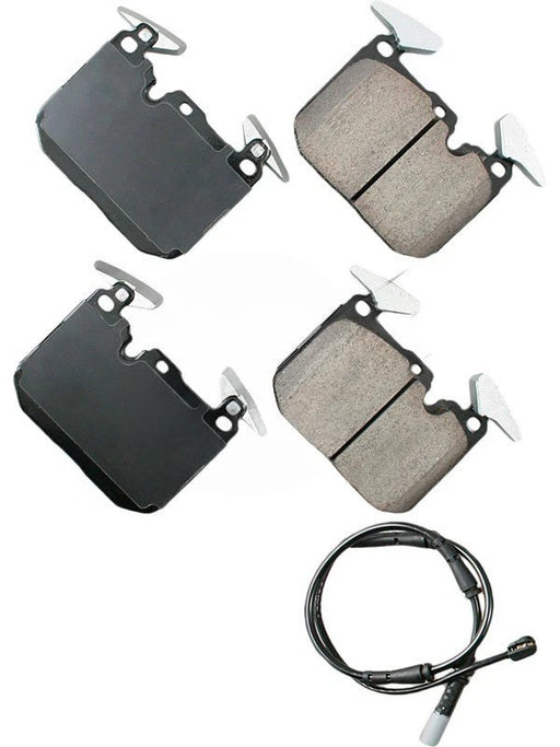 Akebono Euro Ultra-Premium Ceramic Front Disc Brake Pad Set EUR1880 Akebono Brake Corporation - Micks Gone Bush