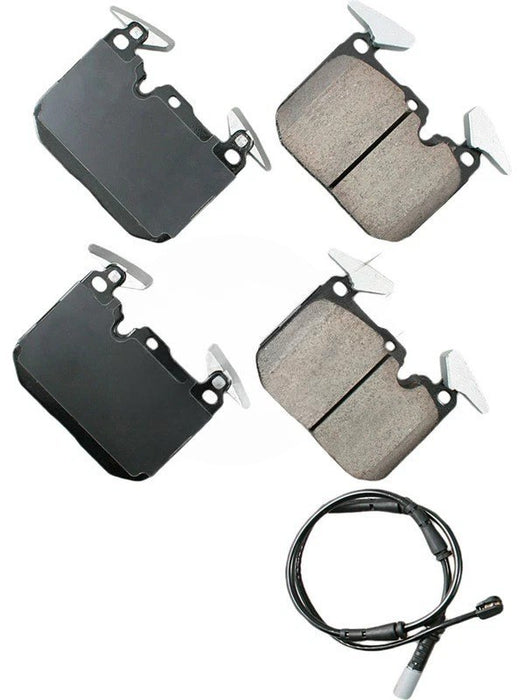 Akebono Euro Ultra-Premium Ceramic Front Disc Brake Pad Set EUR1880 Akebono Brake Corporation - Micks Gone Bush