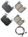 Akebono Euro Ultra-Premium Ceramic Front Disc Brake Pad Set EUR1880 Akebono Brake Corporation - Micks Gone Bush