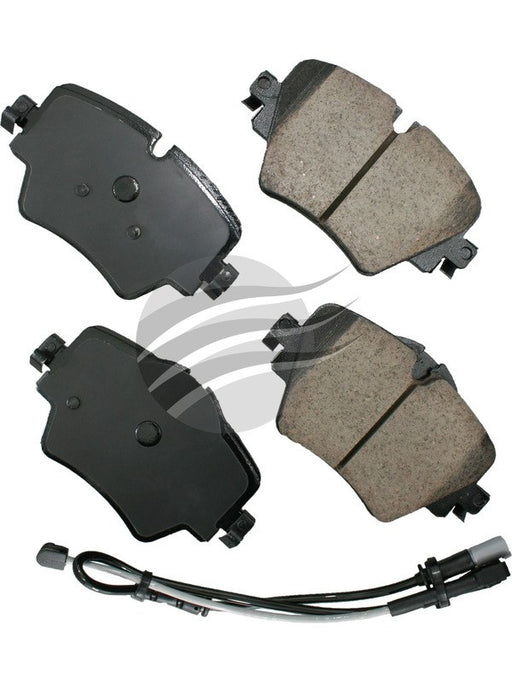 Akebono Euro Ultra-Premium Ceramic Front Disc Brake Pad Set EUR1892 Akebono Brake Corporation - Micks Gone Bush