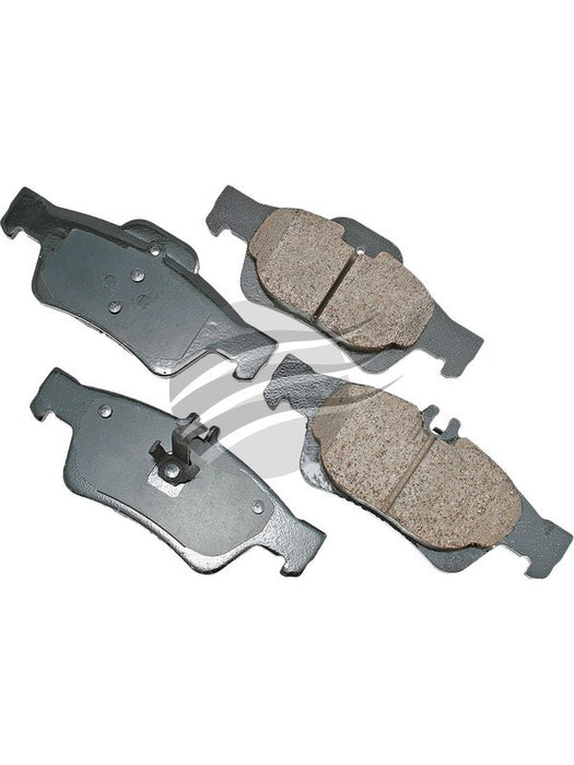 Akebono Euro Ultra-Premium Ceramic Rear Disc Brake Pad Set EUR986 Akebono Brake Corporation - Micks Gone Bush