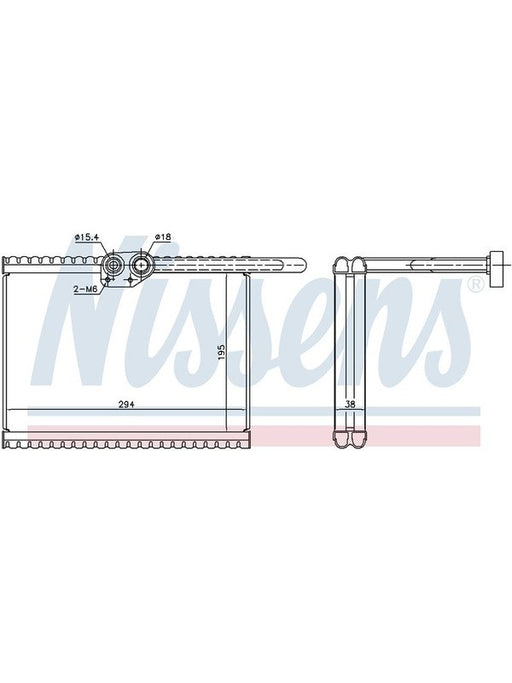 Nissens Evap Coil For Volvo Truck Fh13 540 12-On Fh16 600 13-On EV9882 Nissens - Micks Gone Bush