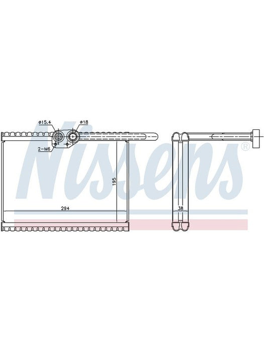 Nissens Evap Coil For Volvo Truck Fh13 540 12-On Fh16 600 13-On EV9882 Nissens - Micks Gone Bush