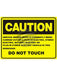 Jaylec Service Caution Sign Plastic 600 X 450mm For Hybrid & Ev EVSCS Signs Jaylec - Micks Gone Bush
