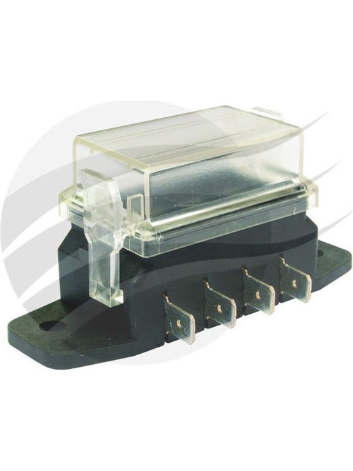 Jaylec 4 Way Fuse For Std Blade Fuses Comes w/ Cover [ref Narva 54420BL] FB3004 Fuses Jaylec - Micks Gone Bush