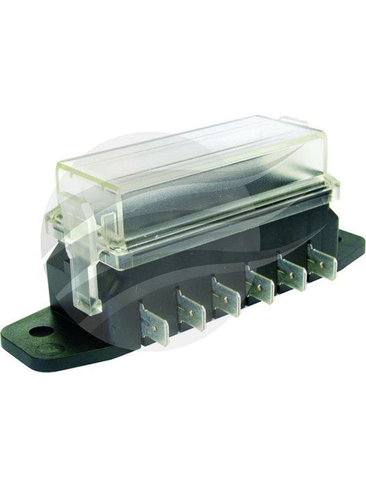 Jaylec 6 Way Fuse For Std Blade Fuses Comes w/ Cover [ref Narva 54422BL] FB3006 Fuses Jaylec - Micks Gone Bush