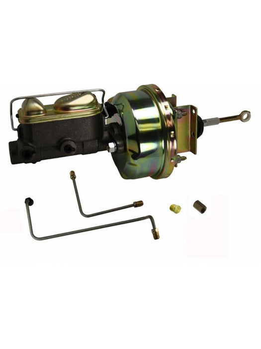 Leed Master Cylinder & Brake Boost Assembly 1" Bore 7" Zinc Kit FC0007HK Leed Brakes - Micks Gone Bush