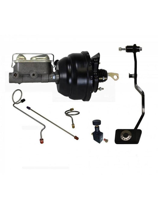 Leed Master Cylinder & Brake Boost Assembly 1" Bore 8" Black Kit FC0008HK Leed Brakes - Micks Gone Bush