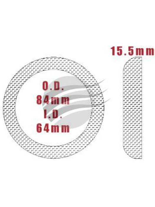 Aunger Exhaust Gasket Ford Falcon Eb Fairlane Flange G825 FDG024W Aunger - Micks Gone Bush