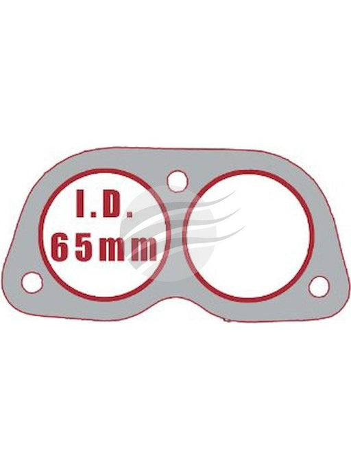 Aunger Exhaust Gasket For Ford Ba 2Port 3 Bolt W/ Cutouts FDG030R-10 Aunger - Micks Gone Bush