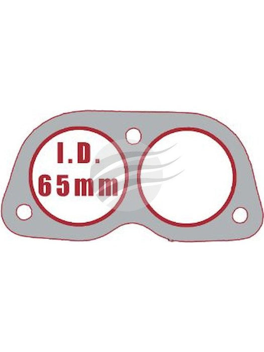 Aunger Exhaust Gasket For Ford Ba 2Port 3 Bolt W/ Cutouts FDG030R-10 Aunger - Micks Gone Bush