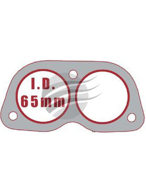 Aunger Exhaust Gasket For Ford BA 2 Port 3 Bolt Performance w/ Cutouts FDG030R Aunger - Micks Gone Bush
