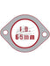 Aunger Exhaust Gasket For Ford 210 2 1/2" Port 2 Bolt Perf System FDG210R-10 Aunger - Micks Gone Bush