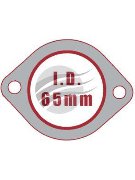Aunger Exhaust Gasket Ford 210 2 1/2" Port 2 Bolt Performance System FDG210R Aunger - Micks Gone Bush
