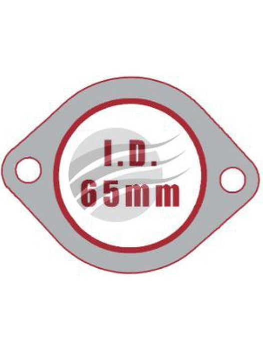 Aunger Exhaust Gasket Ford 210 2 1/2" Port 2 Bolt Performance System FDG210R Aunger - Micks Gone Bush