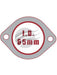 Aunger Exhaust Gasket Ford 210 2 1/2" Port 2 Bolt Performance System FDG210R Aunger - Micks Gone Bush