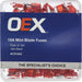 OEX Mini Blade Fuse 10A Red Pack Of 100 - ACX1653 FUSE OEX - Micks Gone Bush