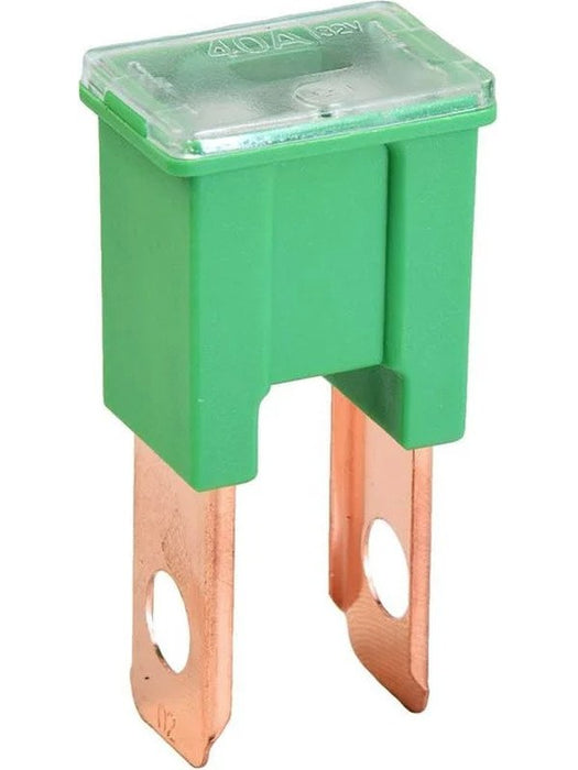 Jaylec Male Fusible Link 40Amp Straight Green [ref Narva 53140BL] Pck 1 FL1040 Fusible Links Jaylec - Micks Gone Bush