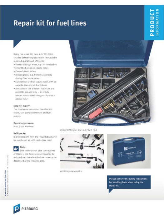 Pierburg Fuel Line Repair Kit Fix Damaged Lines Top Ups Available FLRK4000.KIT Pierburg - Micks Gone Bush
