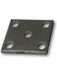ARK Fish Plate 95mm x 90mm Suits 45mm Wide Leaf Spring Black FP3950 ARK - Micks Gone Bush