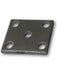 ARK Fish Plate Heavy Duty To Suit U- Bolts From 45-50mm 60mm Leaf Black FP4550 ARK - Micks Gone Bush