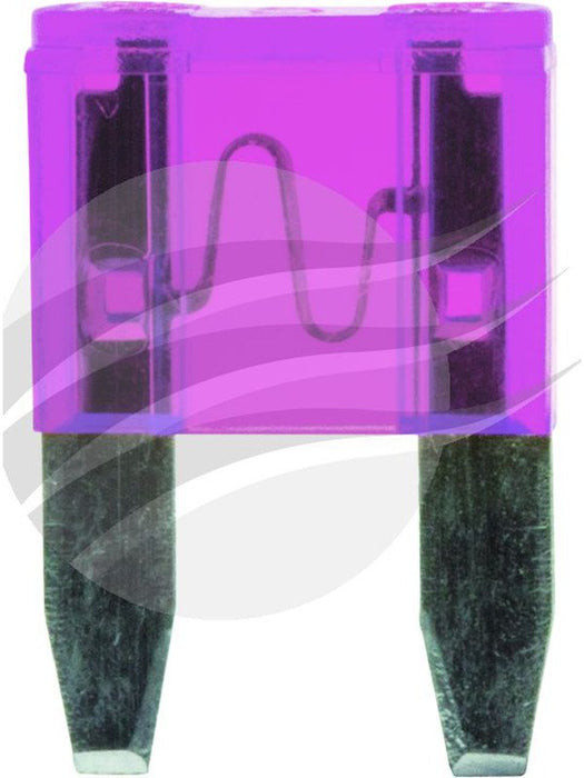 Jaylec Pack 100 Mini Blade Fuse 3Amp Violet FU2003 Fuses Jaylec - Micks Gone Bush