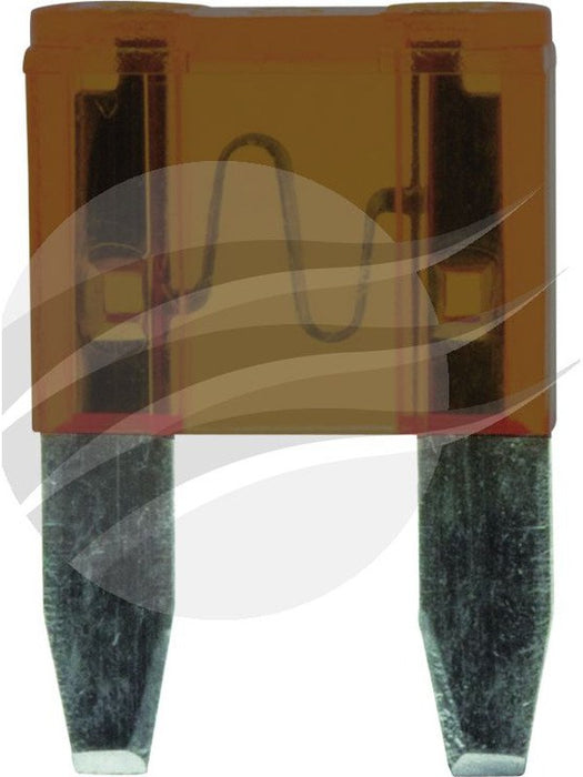 Jaylec Pack 100 Mini Blade Fuse 7.5Amp Brown FU2007 Fuses Jaylec - Micks Gone Bush