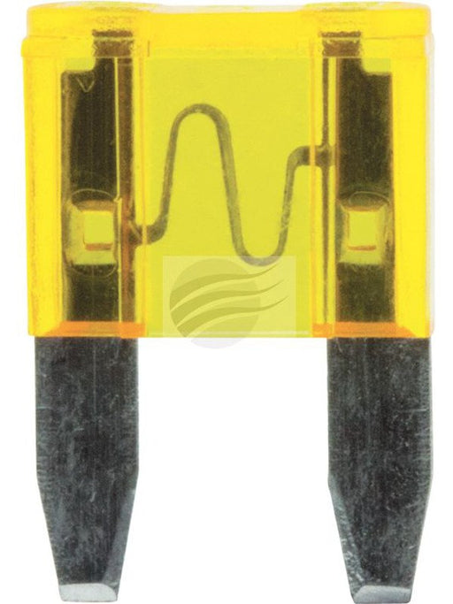 Jaylec Mini Blade Fuse 20Amp Yellow [ref Narva 52720BL] Pack of 10 FU2020-10 Fuses Jaylec - Micks Gone Bush