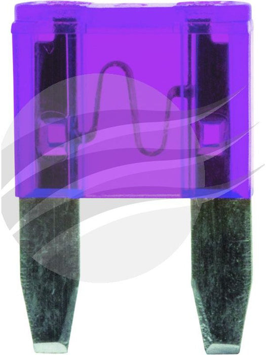Jaylec Pack 100 Mini Blade Fuse 35Amp Purple FU2035 Fuses Jaylec - Micks Gone Bush