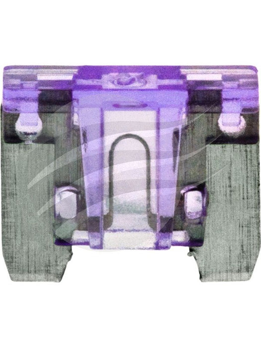 Jaylec Pack 10 Low Profile Mini Fuse 3Amp Violet 58 Volt FU2503-10 Fuses Jaylec - Micks Gone Bush