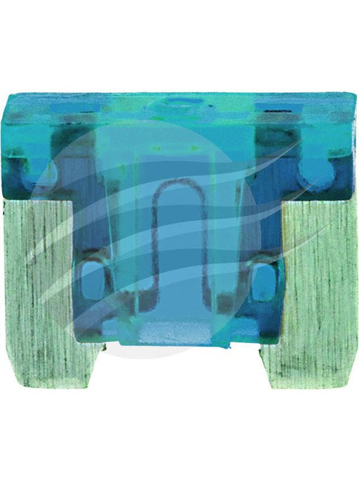 Jaylec Low Mini Fuse 15Amp Blue 58V [ref Narva 52515BL] Pack 10 FU2515-10 Fuses Jaylec - Micks Gone Bush