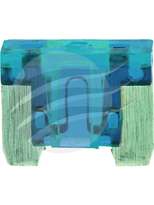 Jaylec Low Mini Fuse 15Amp Blue 58V [ref Narva 52515BL] Pack 10 FU2515-10 Fuses Jaylec - Micks Gone Bush