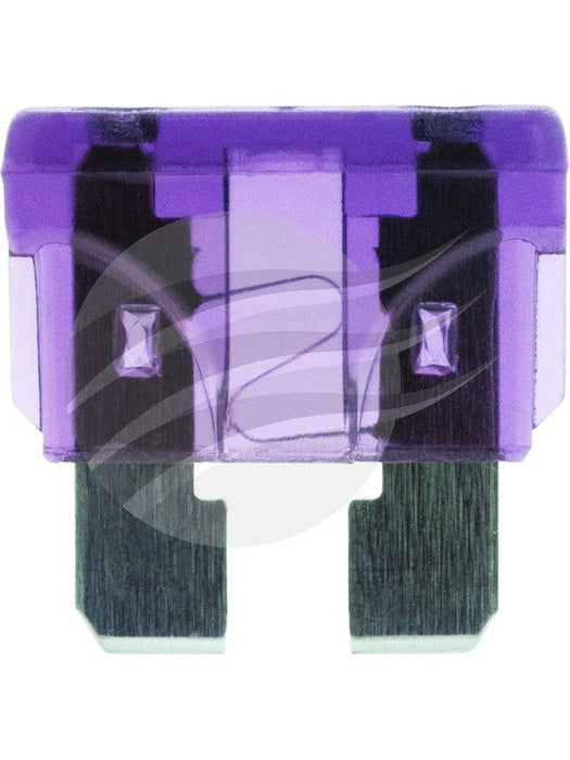 Jaylec Pack 100 Blade Fuse 3Amp Violet FU3003 Fuses Jaylec - Micks Gone Bush